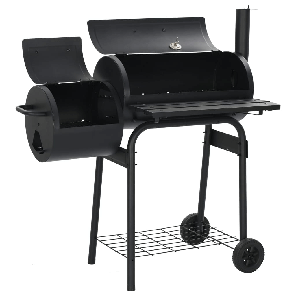 Classic Charcoal BBQ Offset Smoker | vidaXL, Elevate outdoor cooking with the vidaXL Charcoal BBQ Offset Smoker. Perfect for grilling and smoking, ensuring flavorful results.