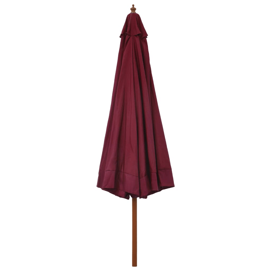 vidaXL Outdoor Parasol - Cool Burgundy Shade Create comfort outdoors with the vidaXL Burgundy Parasol. Quality materials and durable design for your perfect shade.