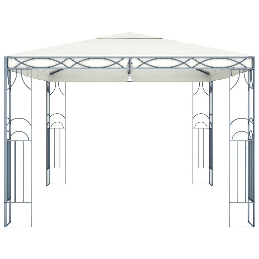 Gazebo 400x300 cm Cream - Elegant Outdoor Sunshade Shelter, Elegant Outdoor Sunshade Shelter for Events Host the perfect outdoor events with the vidaXL Gazebo 400x300 cm Cream.