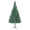 Realistic 210 cm Artificial Christmas Tree, Elevate your festive decor with our 210 cm Artificial Christmas Tree, featuring realistic pinecones and eco-friendly design. Perfect for a merry Christmas!