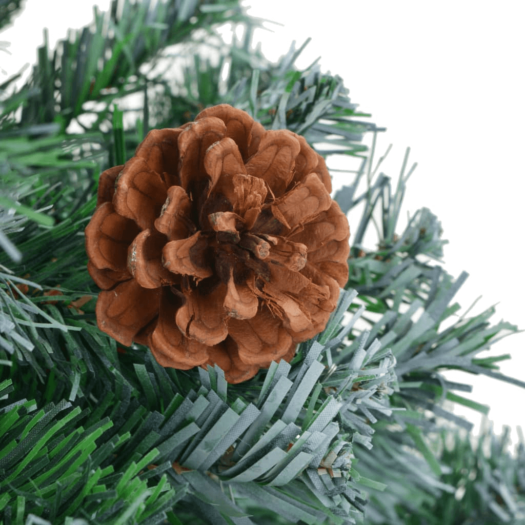 Realistic 210 cm Artificial Christmas Tree, Elevate your festive decor with our 210 cm Artificial Christmas Tree, featuring realistic pinecones and eco-friendly design. Perfect for a merry Christmas!