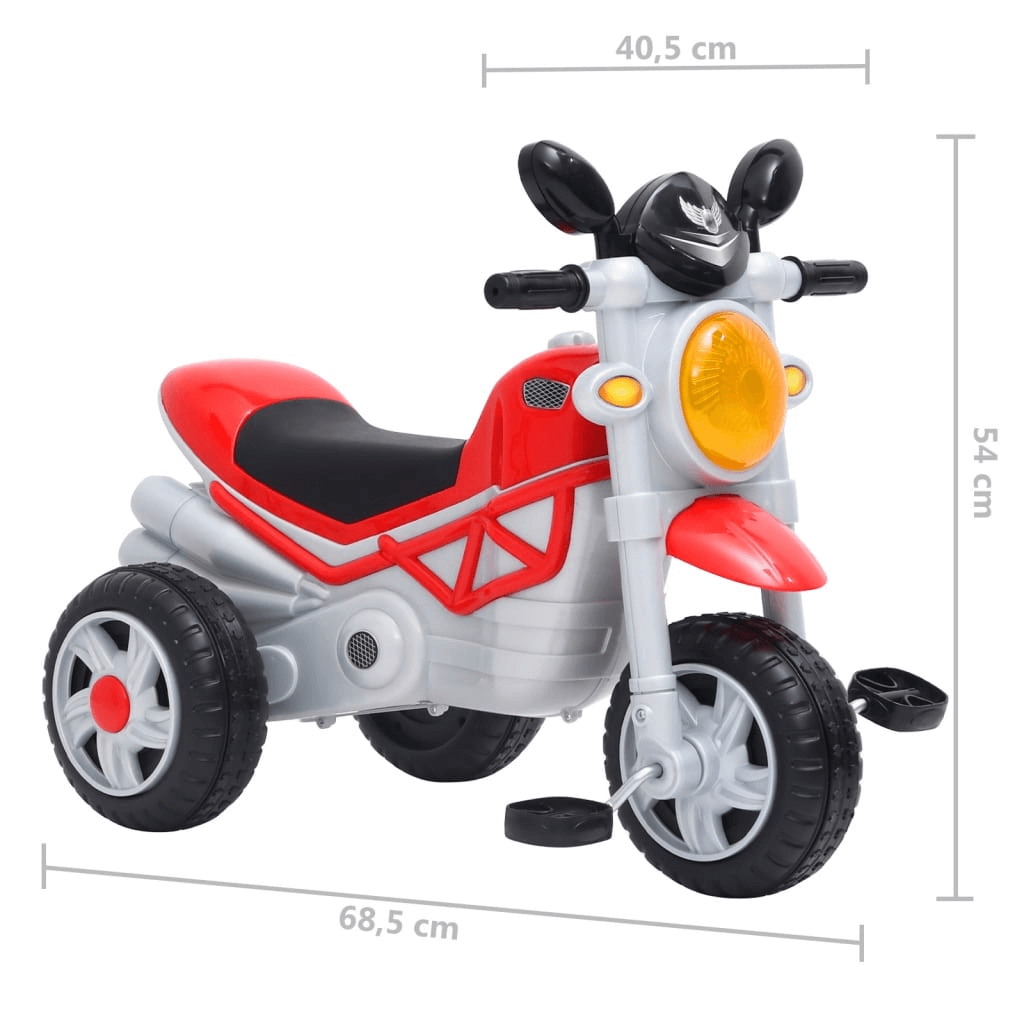 Kids Trike Red - Safe & Fun Tricycle, Discover the Kids Trike Red, a durable and ergonomic tricycle designed for safe outdoor fun, perfect for young riders.