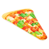 Pizza Party Floating Lounger - 188x130 cm Pool Raft, Experience ultimate relaxation with the vibrant Pizza Party Floating Lounger. Perfect for summer parties, durable, and fun!