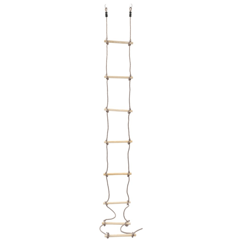 Kids Rope Ladder 290 cm - Durable & Fun, Enhance playtime with our Kids Rope Ladder. Perfect for outdoor or indoor fun, crafted from sturdy pine wood and PE rope for lasting adventures.