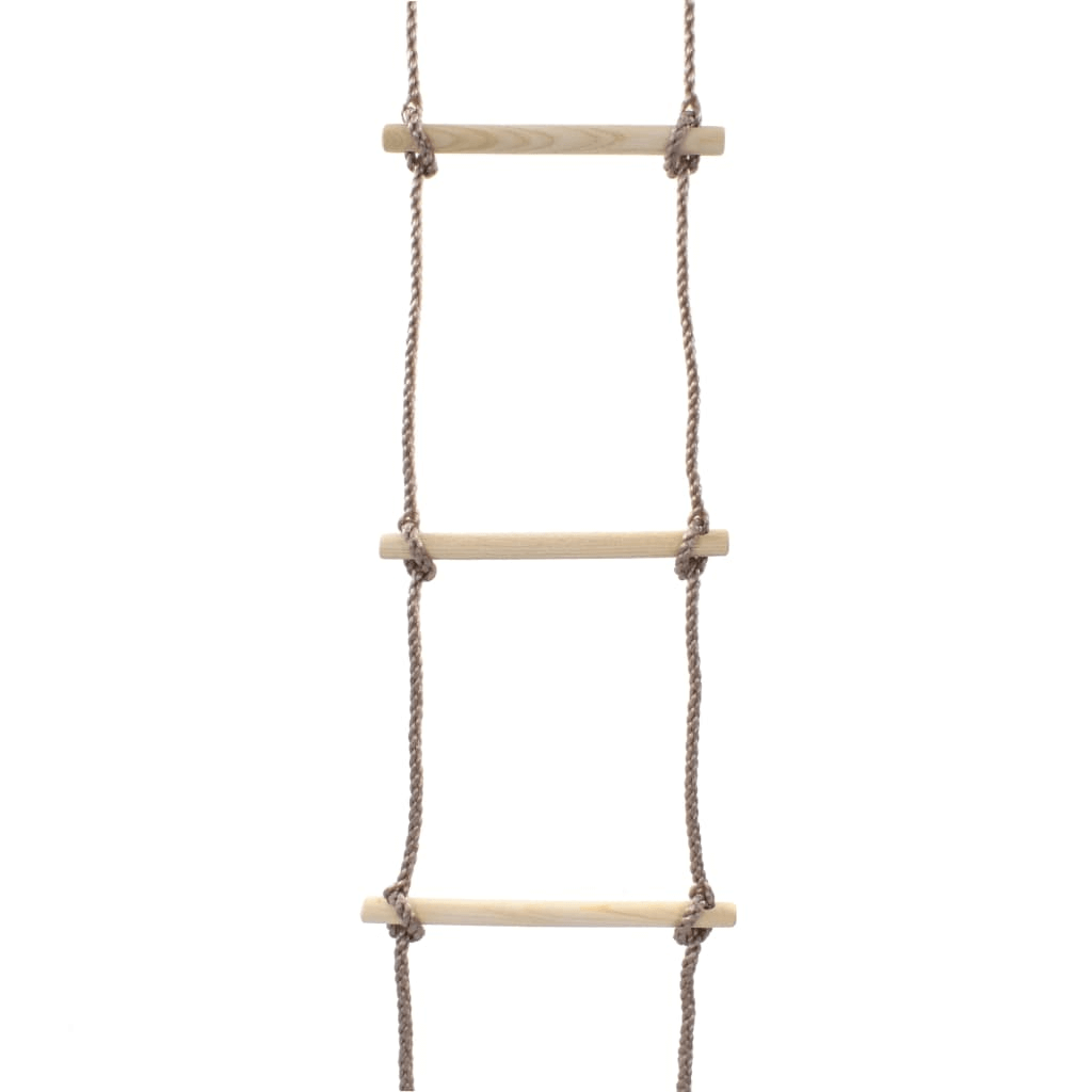 Kids Rope Ladder 290 cm - Durable & Fun, Enhance playtime with our Kids Rope Ladder. Perfect for outdoor or indoor fun, crafted from sturdy pine wood and PE rope for lasting adventures.