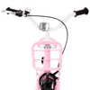 Kids Bike with Front Carrier 14 inch White and Pink Give Your Child the Perfect Gift with the Kids Bike Riding a bike is a classic childhood experience, and the Kids Bike with Front Carrier is the perfect gift.