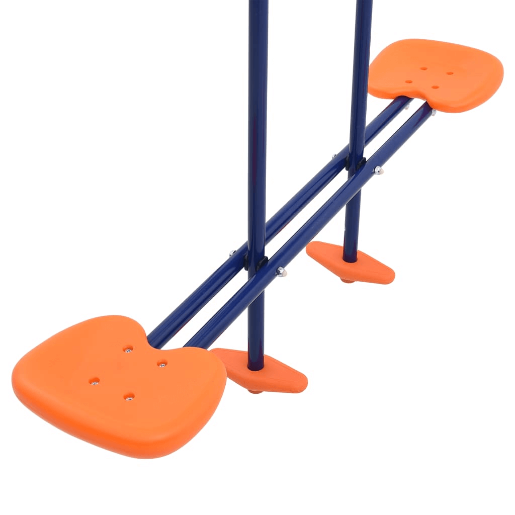 3-Seat Steel Swing Set - Outdoor Fun for Kids Spark joy with a vidaXL 3-Seat Swing Set. Durable steel, exciting see-saw & swing for endless outdoor play. Perfect for active kids!