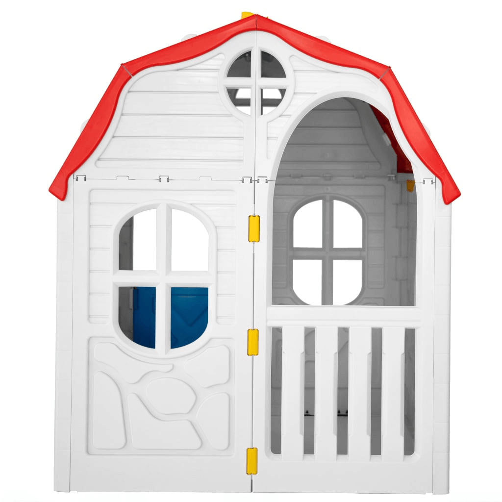 Kids Foldable Playhouse – Portable & Fun, Discover a durable playhouse with real door and windows for endless indoor and outdoor fun. Stimulate creativity in a vibrant setting.