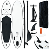 Inflatable Stand Up Paddle Board Set – Black & White, Experience the ultimate water adventure with our high-performance inflatable paddle board set. Perfect for beginners and experts alike.