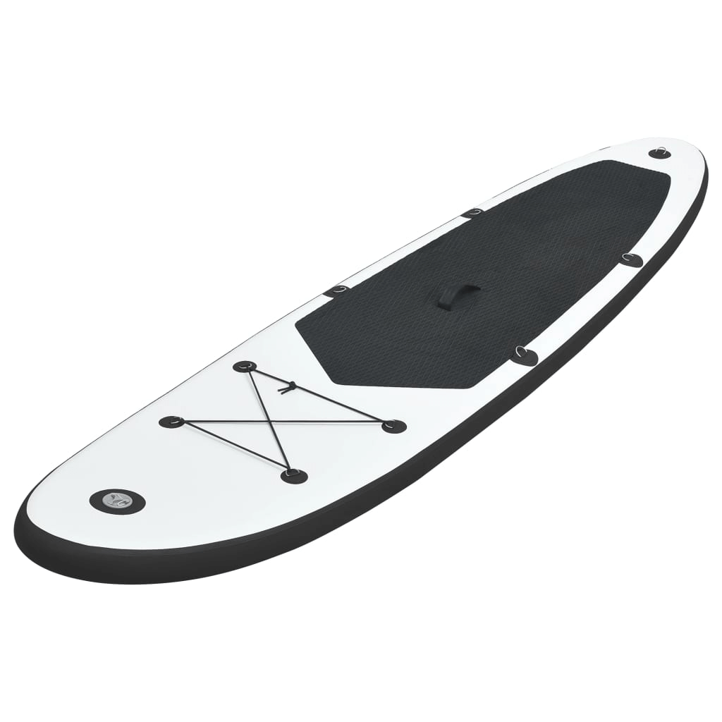 Inflatable Stand Up Paddle Board Set – Black & White, Experience the ultimate water adventure with our high-performance inflatable paddle board set. Perfect for beginners and experts alike.