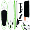 Inflatable Stand Up Paddle Board Set - Green & White, Durable and portable Inflatable Stand Up Paddle Board - green and white. Perfect for oceans, lakes, and rivers, it’s your ultimate water adventure companion.