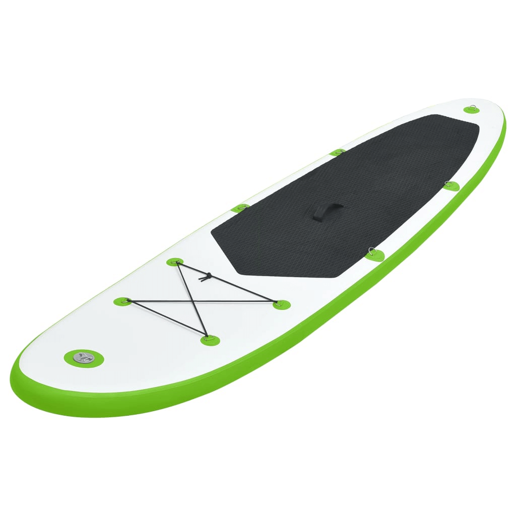 Inflatable Stand Up Paddle Board Set - Green & White, Durable and portable Inflatable Stand Up Paddle Board - green and white. Perfect for oceans, lakes, and rivers, it’s your ultimate water adventure companion.