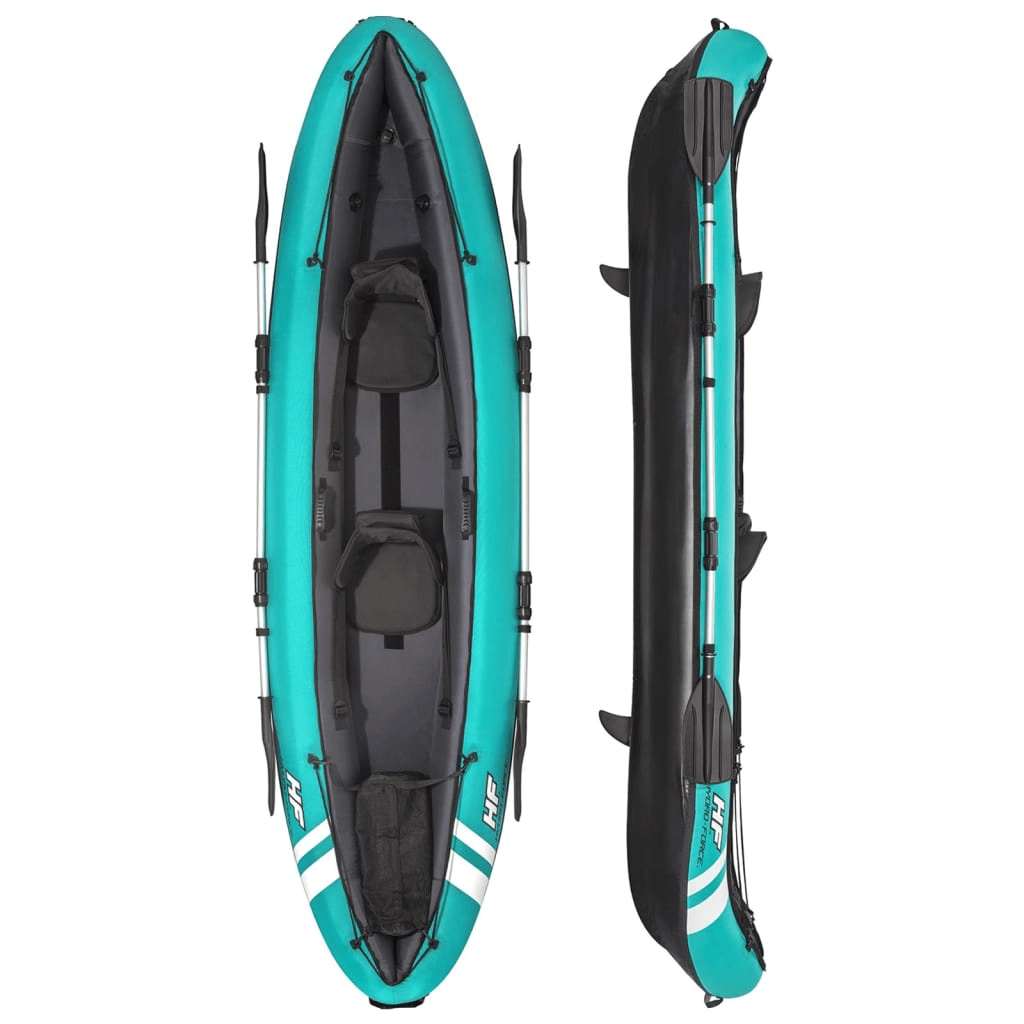 Durable Hydro-Force Ventura X2 Kayak - 330x86 cm, Experience thrilling adventures with the durable, stable, and high-performance Hydro-Force Ventura X2 Kayak by Bestway. Ideal for all explorers!