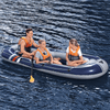 Hydro-Force Treck X3 Inflatable Boat - 3-Person, Durable, Experience top-tier water adventures with the Hydro-Force Treck X3 Inflatable Boat - Durable PVC, lightweight, and spacious for lake fun.