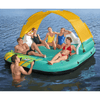 5-Person Inflatable Island Sunny Lounge - Ultimate Lounger, Relax in style with the 5-Person Inflatable Island Sunny Lounge. Perfect for pool parties or lazy lake days, it offers ample space, a sunshade, and cup holders.