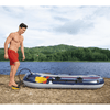 Hydro-Force Treck x2 Inflatable Boat Set – 255x127 cm, Experience ultimate comfort and safety on the water with the Hydro-Force Treck x2 Set. Ideal for 2 adults and 1 child, perfect for quiet lake trips.