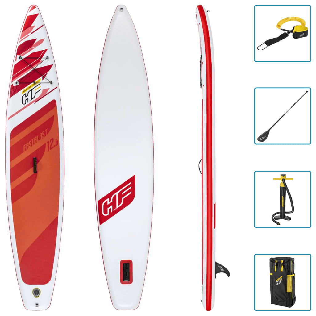 Hydro-Force Fastblast Inflatable SUP – Durable Paddleboard, Discover the Hydro-Force Fastblast Tech Set Inflatable SUP. Built for stability and durability, perfect for pool and lake adventures. Portable and convenient!