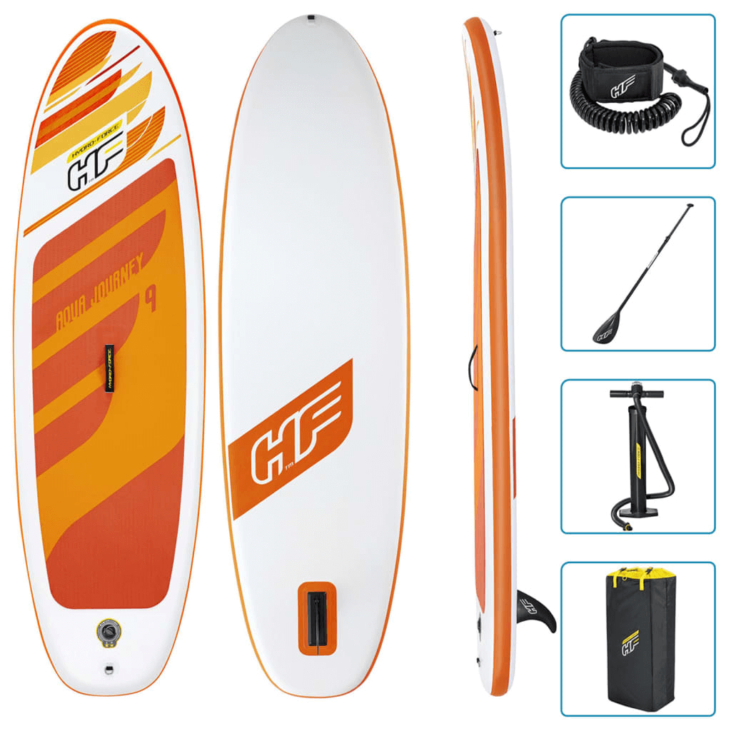 Hydro-Force Inflatable Paddleboard Set Aqua Journey, Discover premium quality with the Hydro-Force Inflatable Paddleboard Set Aqua Journey. Perfect for lakes and small waves, offering strength and stability.