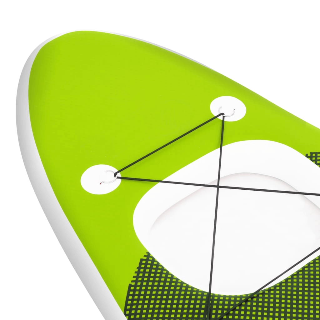 Inflatable Paddle Board Set - 360x81x10 cm, Green, Unforgettable watersport adventures with this inflatable stand up paddle board set. Perfect for beginners and pros, it offers comfort, stability, and durability