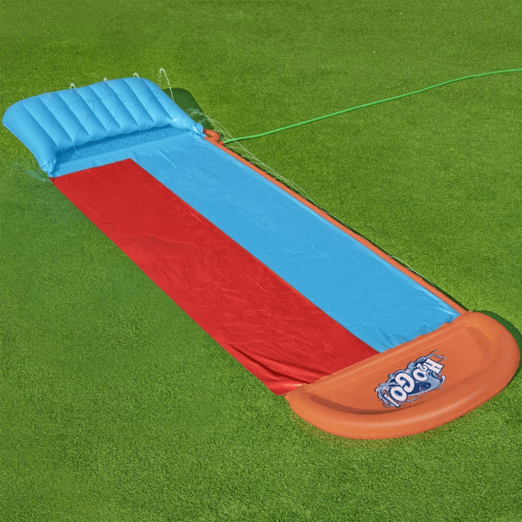 H2OGO Tsunami Splash Ramp Double Water Slide – Kids Fun, Enjoy summer with the H2OGO Tsunami Splash Ramp Double Water Slide! Perfect for kids & families. Fast, wet rides and thrilling races await!