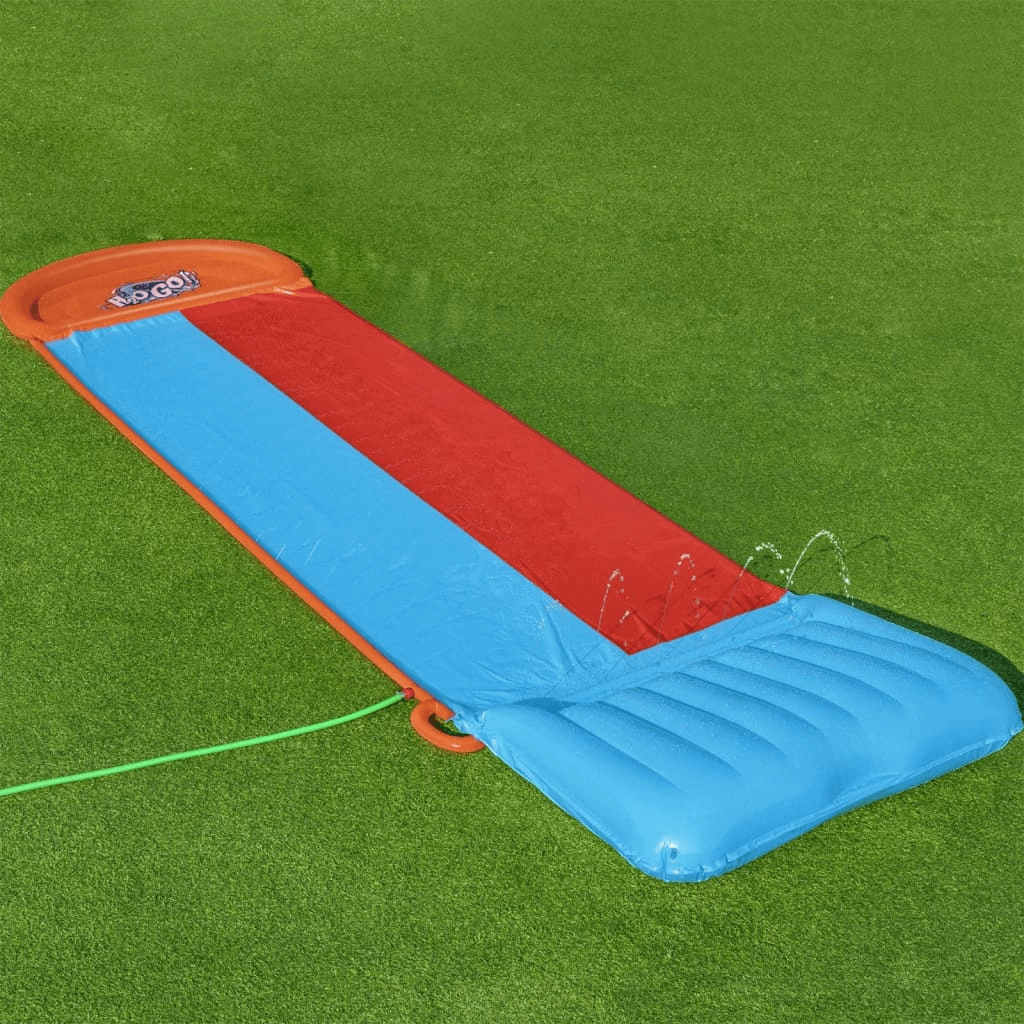 H2OGO Tsunami Splash Ramp Double Water Slide – Kids Fun, Enjoy summer with the H2OGO Tsunami Splash Ramp Double Water Slide! Perfect for kids & families. Fast, wet rides and thrilling races await!