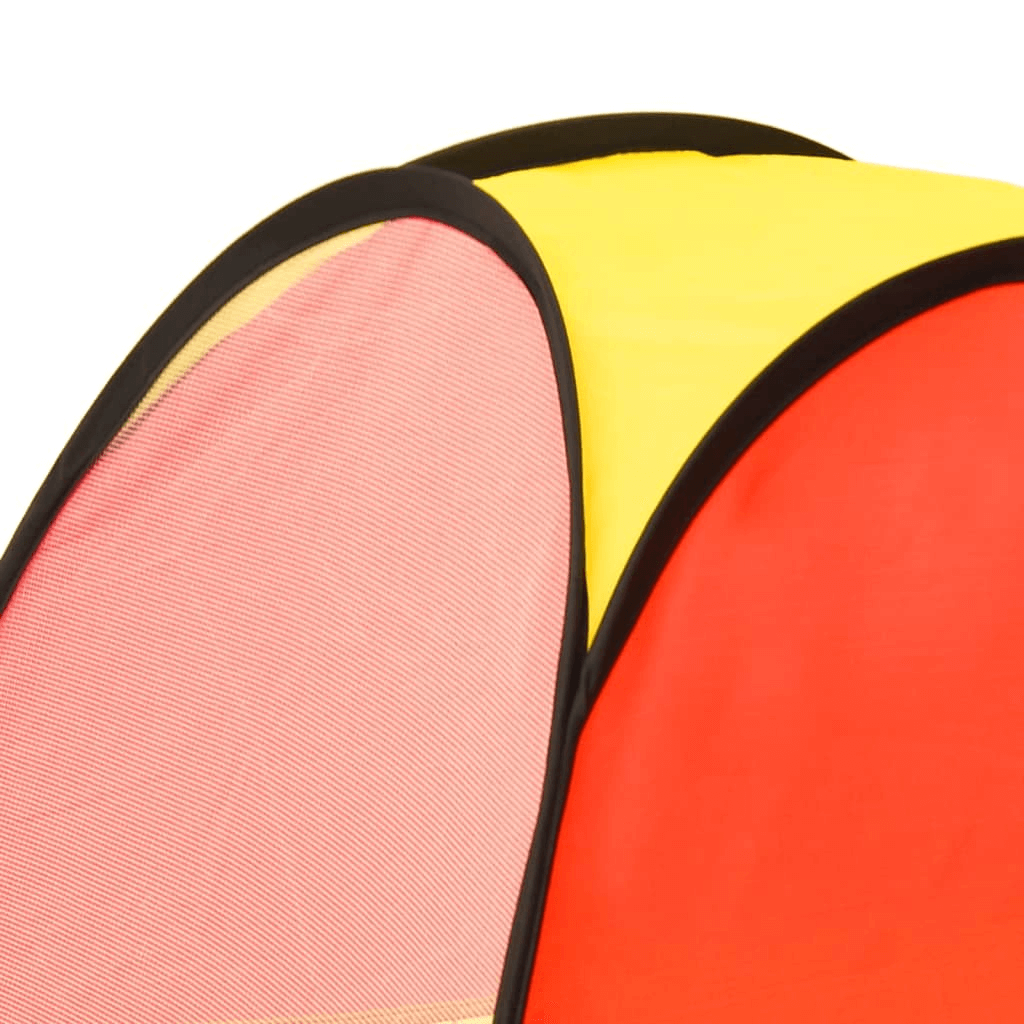 Kids Play Tent with 250 Colourful Balls - Multicolour, Engage your child's imagination with our durable 3-in-1 play tent. Easy to clean and filled with 250 vibrant balls for endless fun!