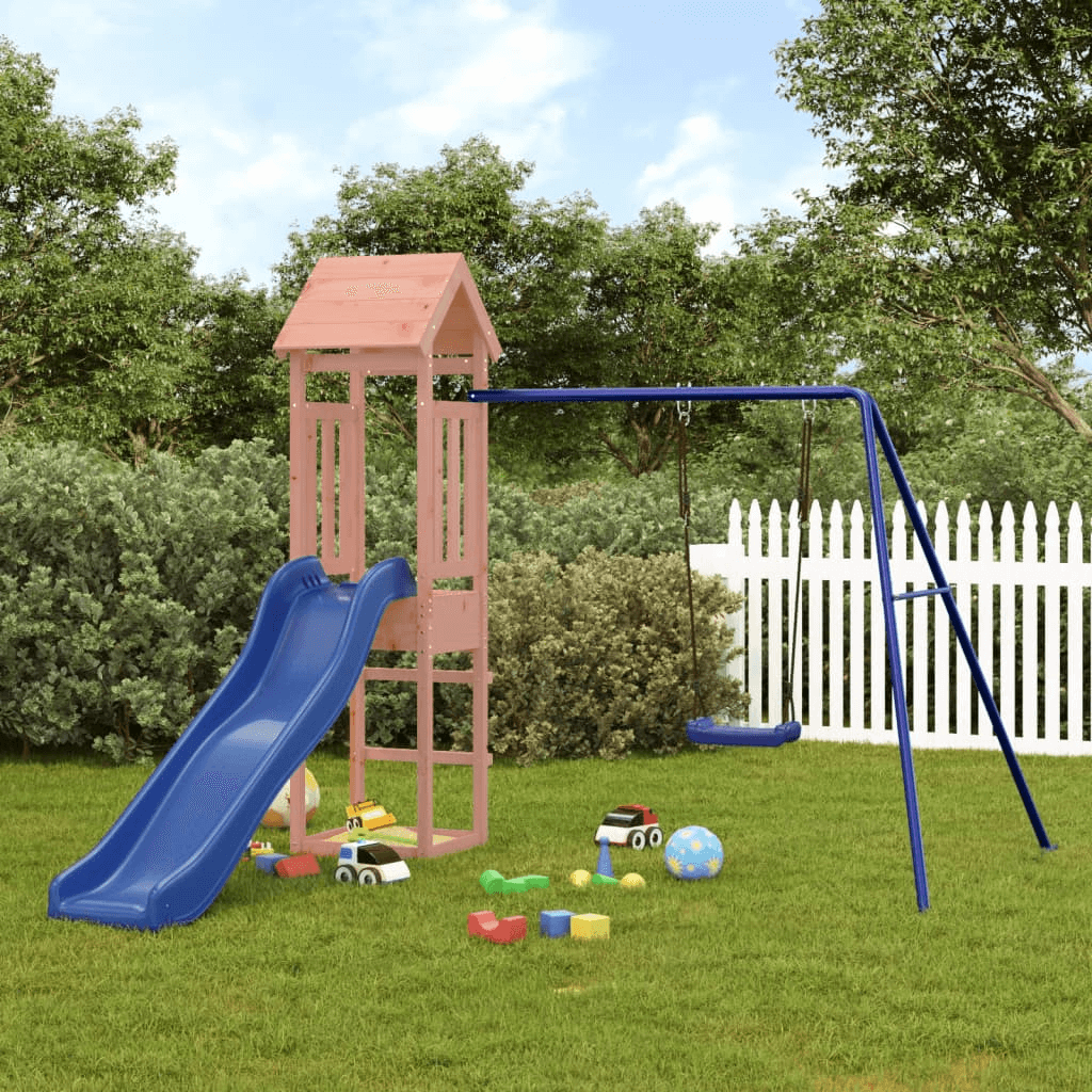 Durable Solid Wood Outdoor Playset for Kids, Transform your backyard with a vidaXL playset made from solid Douglas wood. Durable, fun, and perfect for creating lifelong memories.