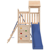 Outdoor Playset Solid Wood - Fun & Durable Kids Playhouse, Transform your backyard with our durable pine wood outdoor playset. Great for endless fun, safety, and durability for your children.