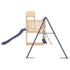 Outdoor Playset Solid Wood Pine - Durable, Endless Fun Give your children the freedom to play at home with this premium wooden outdoor playset. Crafted from solid pine wood.