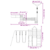 Fun & Durable Outdoor Playset with Slide & Swings, Transform your backyard with a vidaXL Outdoor Playset. Made from impregnated pinewood, it’s durable, safe, and perfect for hours of fun!