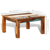 Unique Reclaimed Wood Coffee Table - Antique Style, Elevate your home with our handmade, antique-style reclaimed wood coffee table. Sustainable, unique design for a timeless appeal.