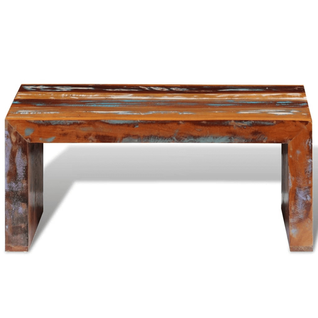 Vintage Reclaimed Wood Coffee Table | Handmade, Add vintage flair to your home with our handmade reclaimed wood coffee table. Perfect centerpiece with a unique, retro style.