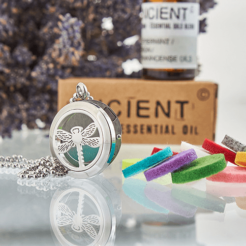 Aromatherapy Diffuser Necklace - Dragonfly 25mm, Elevate your style and well-being with our Aromatherapy Diffuser Necklace. Enjoy essential oils on the go for lasting scent and positive health benefits.