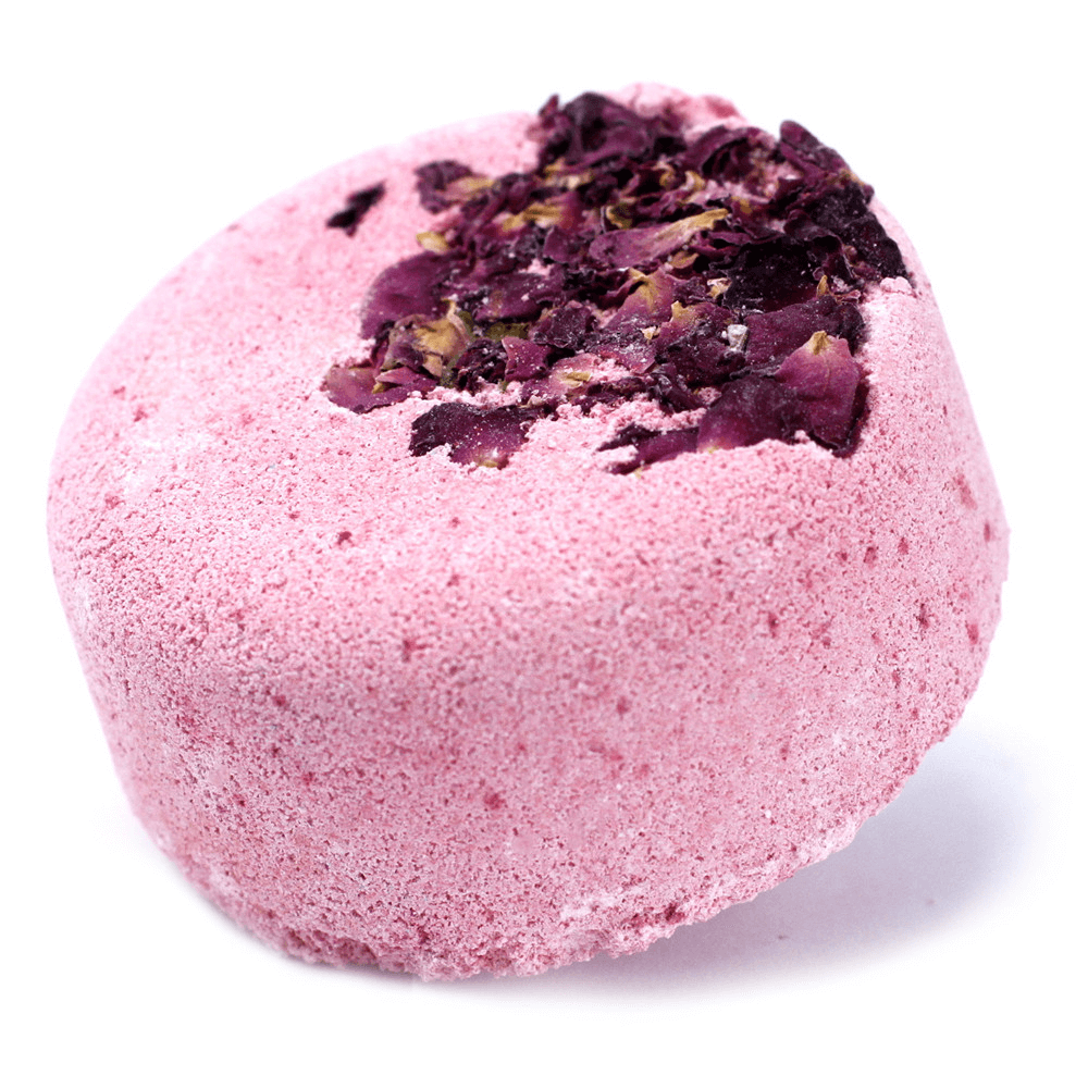 Romantic Rebel Bath Fizz | Lavender & Patchouli Bliss, Indulge in a luxurious bath with Romantic Rebel Floral Fizz. Handmade with lavender, patchouli, and a hint of rose for a tranquil escape.