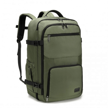 Kono 3-in-1 Multifunctional Travel Backpack - Green, Durable, waterproof, airline-approved backpack. Perfect for daily use and as carry-on luggage. Meets cabin allowance for most airlines.