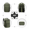 Kono 3-in-1 Multifunctional Travel Backpack - Green, Durable, waterproof, airline-approved backpack. Perfect for daily use and as carry-on luggage. Meets cabin allowance for most airlines.