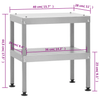 BBQ Oven Smoker - Durable Galvanised Steel with Table, Elevate grilling with a vidaXL BBQ Oven Smoker. Durable, multifunctional design for the perfect outdoor cooking experience.