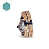 The Sycamore: Handmade Olive Wood Watch for Men, Experience elegance with The Sycamore Wood Watch for Men. Handmade from olive wood, featuring exposed mechanics, and a stylish grey watch face.