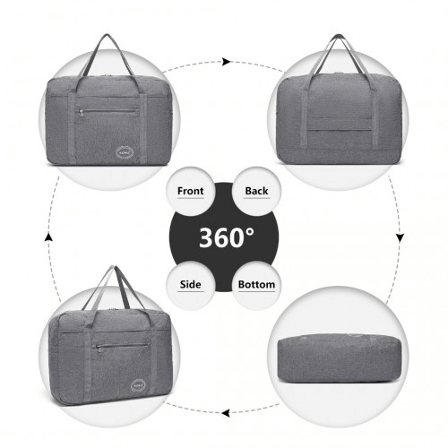 Kono Foldable Waterproof Cabin Travel Handbag - Grey, Discover the Kono Foldable Waterproof Cabin Travel Handbag - Grey. Lightweight, durable, and perfect for all your travel needs.