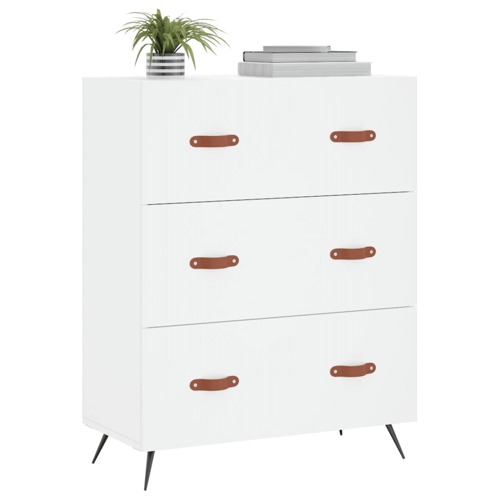 White Chest of Drawers - Stylish & Durable Storage, Elevate your home with our vidaXL White Chest of Drawers. Offering ample storage, durability, and easy cleaning for any living space. Shop now!