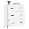 White Chest of Drawers - Stylish & Durable Storage, Elevate your home with our vidaXL White Chest of Drawers. Offering ample storage, durability, and easy cleaning for any living space. Shop now!