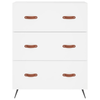 White Chest of Drawers - Stylish & Durable Storage, Elevate your home with our vidaXL White Chest of Drawers. Offering ample storage, durability, and easy cleaning for any living space. Shop now!