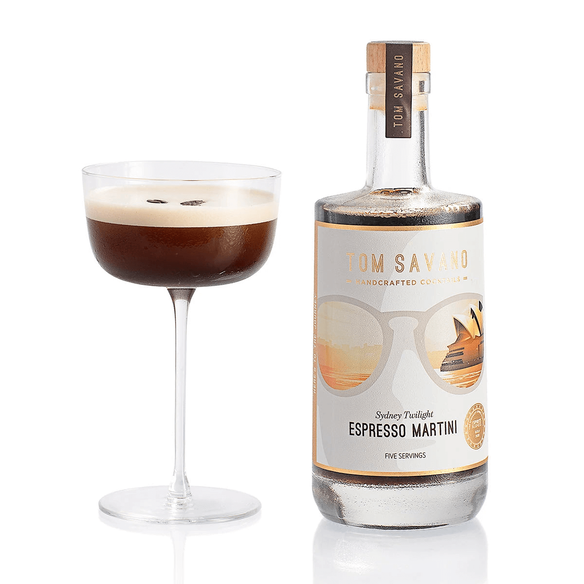 Espresso Martini Kit Gift Set - Ultimate Cocktail Experience, Dive into bar-quality cocktails at home with our Espresso Martini Kit, perfect for coffee lovers. Includes Tom Savano's luxurious pre-made cocktail.