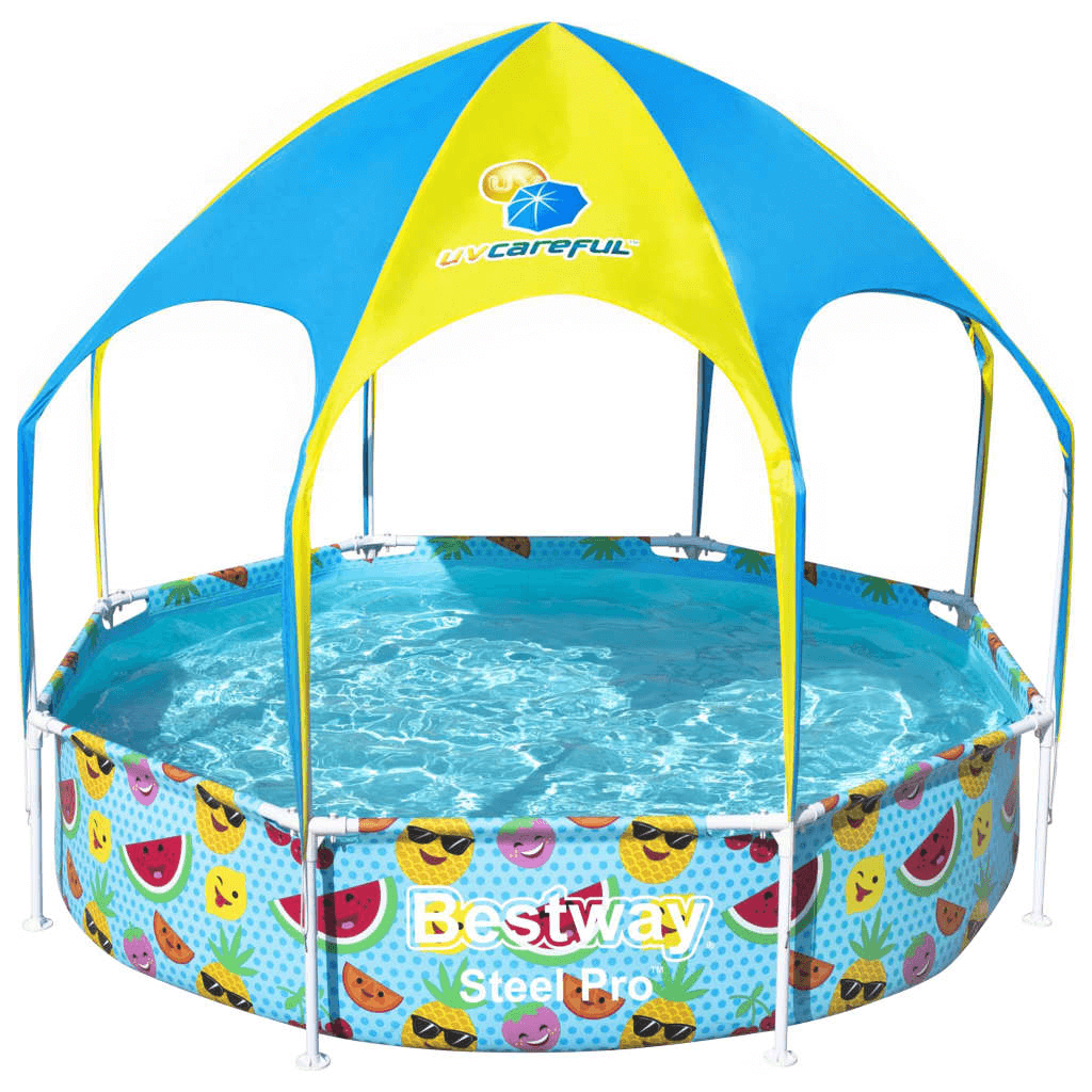 Bestway Steel Pro Kids Pool 244x51 cm | UV Careful Shop the durable Bestway Steel Pro UV Careful Kids Pool. Perfect for family fun with extra strong sidewalls. Make summer unforgettable!