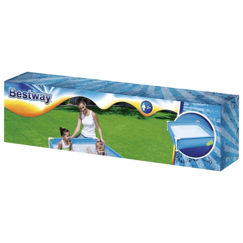 Bestway First Frame Pool 122cm - Fun Guaranteed Dive into fun with Bestway's My First Frame Pool. Perfect for summer days, easy setup & durable. Ideal for backyard aquatic entertainment.