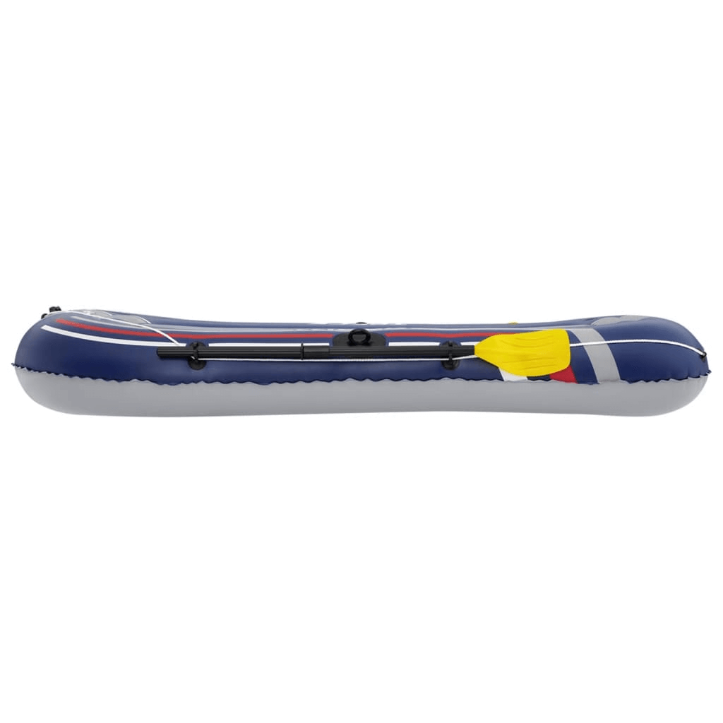 Hydro-Force Inflatable Boat with Pump & Oars - Blue, Explore shallow waters with confidence in the durable Hydro-Force Inflatable Boat with pump and oars. Perfect for all aquatic adventures.