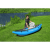 Hydro-Force 1 Person Inflatable Kayak, Durable & Easy to Use, Enjoy ultimate kayaking with the Hydro-Force Inflatable Kayak. Featuring durable PVC construction for superior stability, it's perfect for all skill levels.