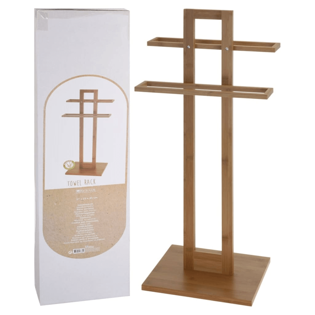 Bamboo Towel Holder - Sleek & Durable, Upgrade to elegance with our Bamboo Towel Holder. Perfect blend of style, functionality, and durability for your bathroom.