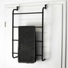 Black Metal Towel Rack - Easy Install & Durable, Upgrade your bathroom with our stylish, water-resistant Black Metal Towel Rack. Quick to install, it's the perfect blend of convenience and elegance.