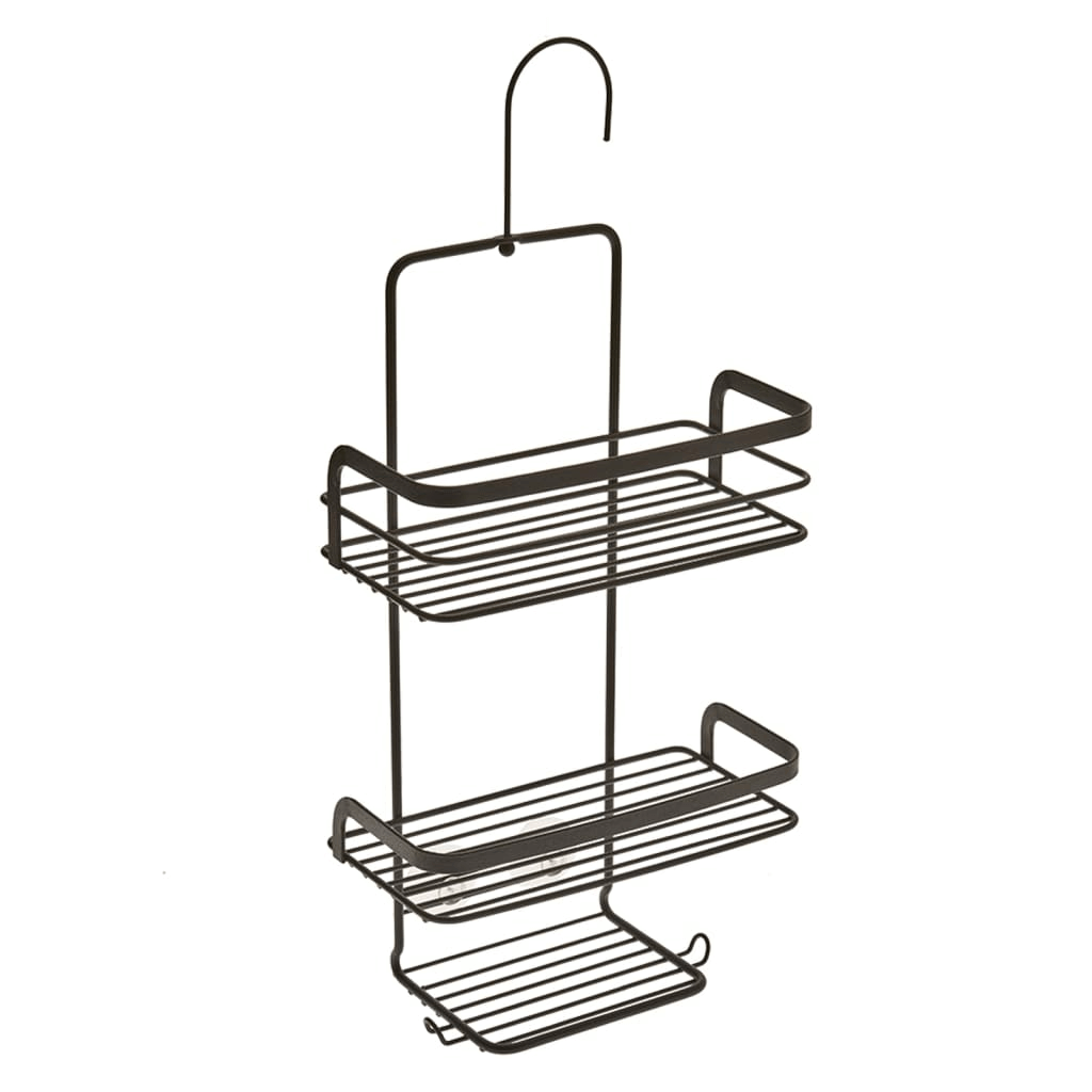 Metaltex 3-tier Douche Rack - Bathroom Organizer, Upgrade your bathroom with the durable, no-rust Metaltex Douche Rack. Perfect for organizing toiletries with its convenient 3-tier design.